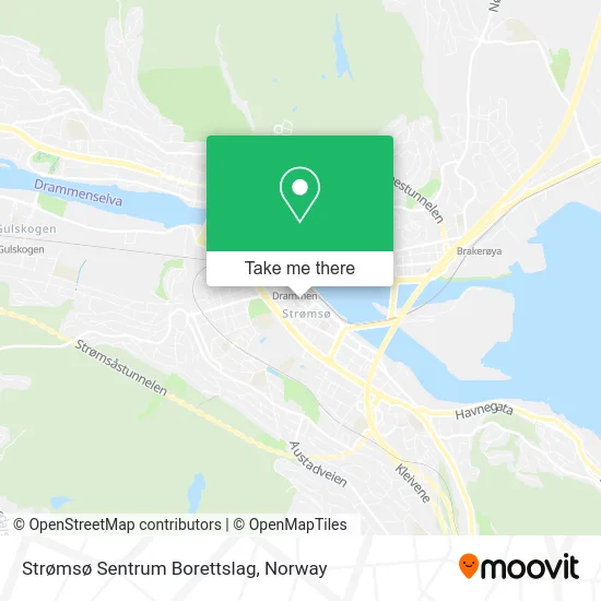 Strømsø Sentrum Borettslag map