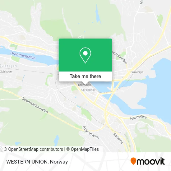 WESTERN UNION map