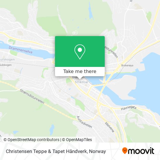 Christensen Teppe & Tapet Håndverk map