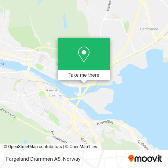 Fargeland Drammen AS map