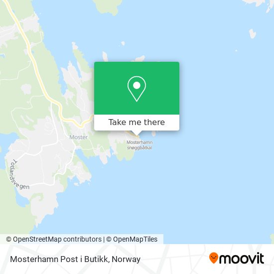 Mosterhamn Post i Butikk map