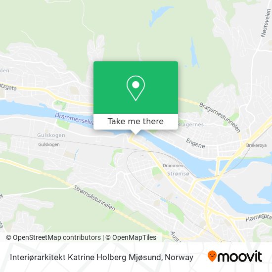 Interiørarkitekt Katrine Holberg Mjøsund map