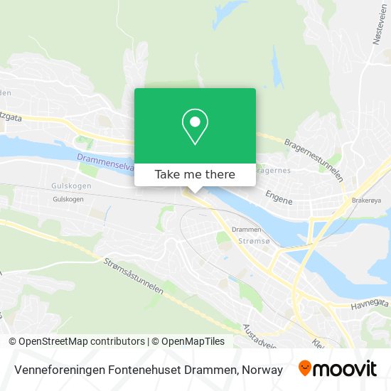 Venneforeningen Fontenehuset Drammen map