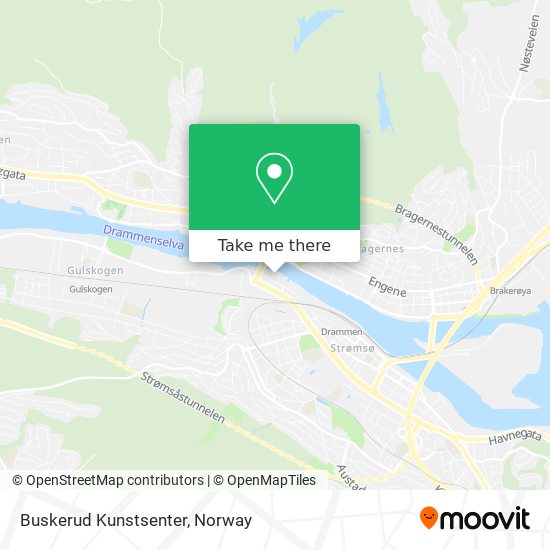 Buskerud Kunstsenter map