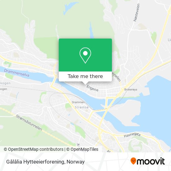 Gålålia Hytteeierforening map
