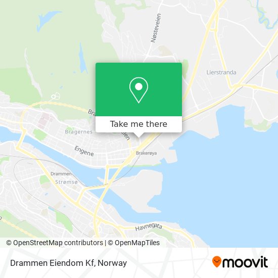 Drammen Eiendom Kf map