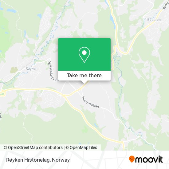 Røyken Historielag map