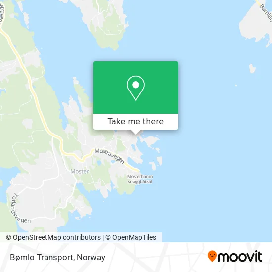 Bømlo Transport map
