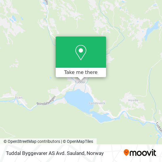 Tuddal Byggevarer AS Avd. Sauland map