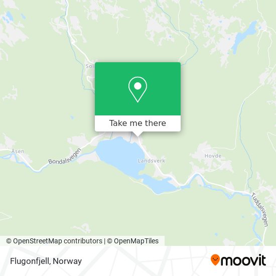 Flugonfjell map