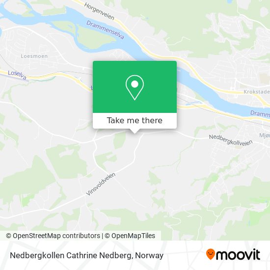 Nedbergkollen Cathrine Nedberg map