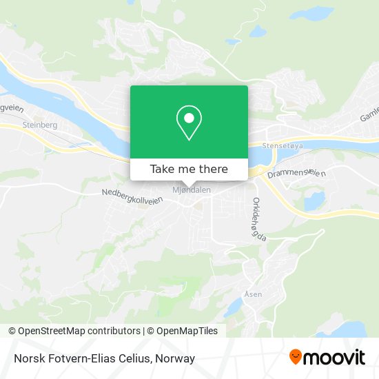 Norsk Fotvern-Elias Celius map
