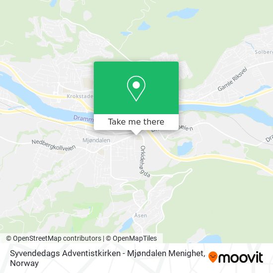 Syvendedags Adventistkirken - Mjøndalen Menighet map