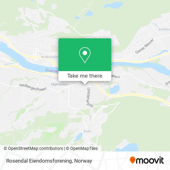 Rosendal Eiendomsforening map