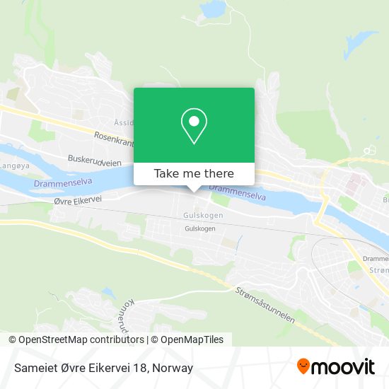 Sameiet Øvre Eikervei 18 map