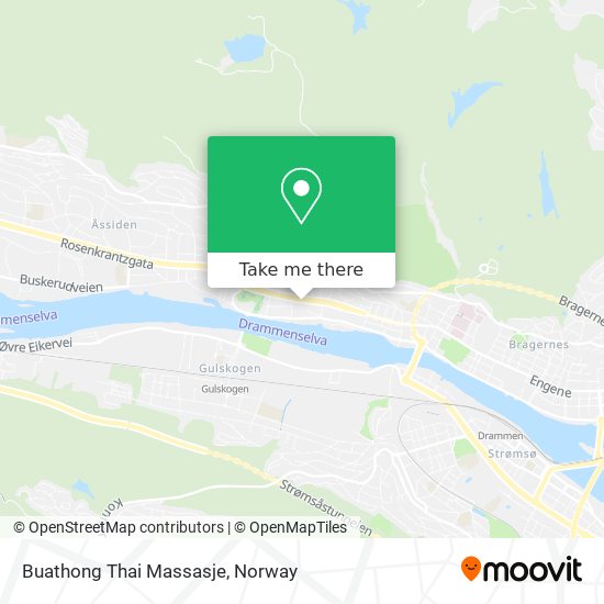 Buathong Thai Massasje map