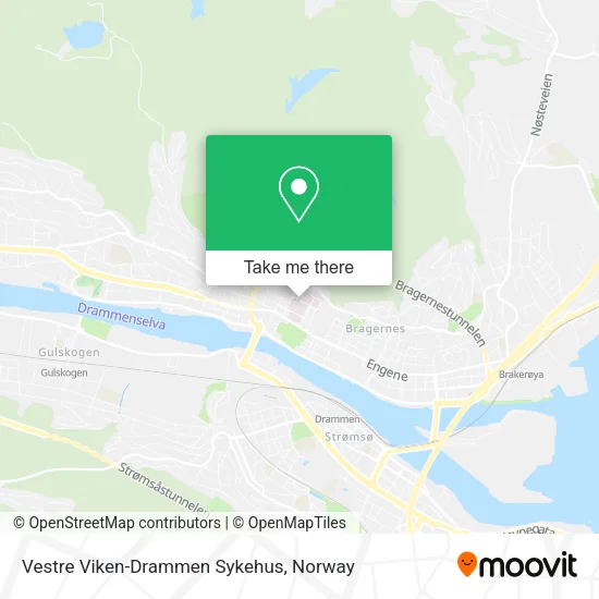 Vestre Viken-Drammen Sykehus map