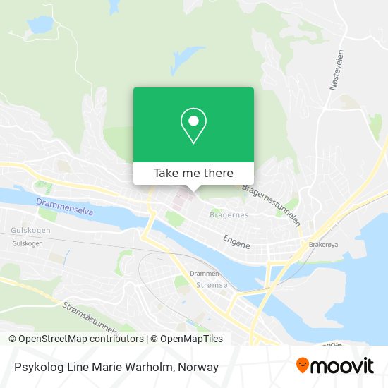 Psykolog Line Marie Warholm map