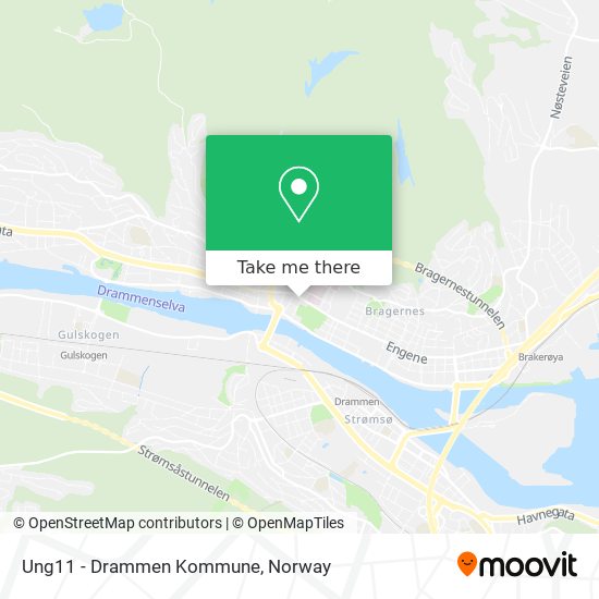 Ung11 - Drammen Kommune map