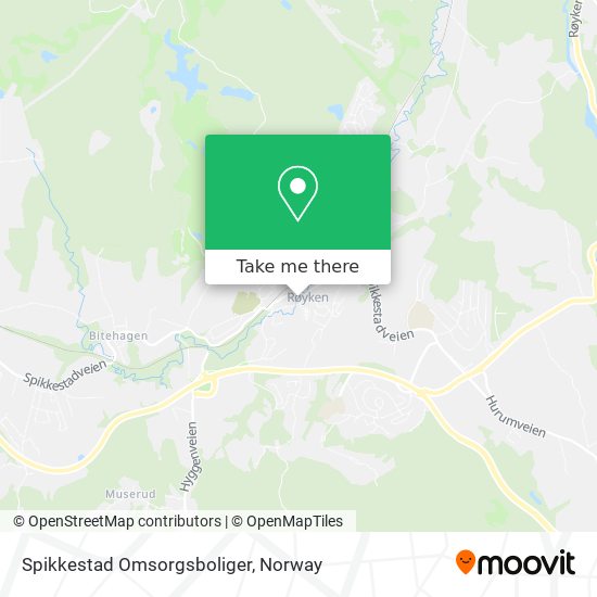 Spikkestad Omsorgsboliger map