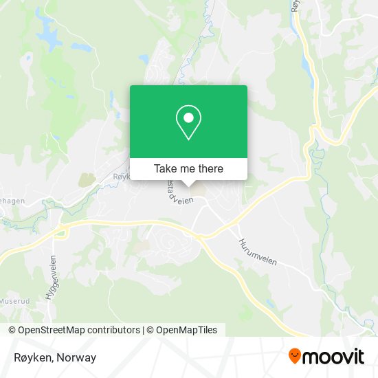 Røyken map