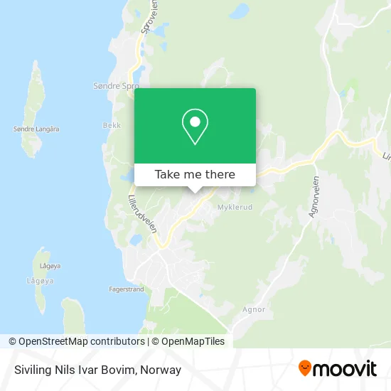 Siviling Nils Ivar Bovim map