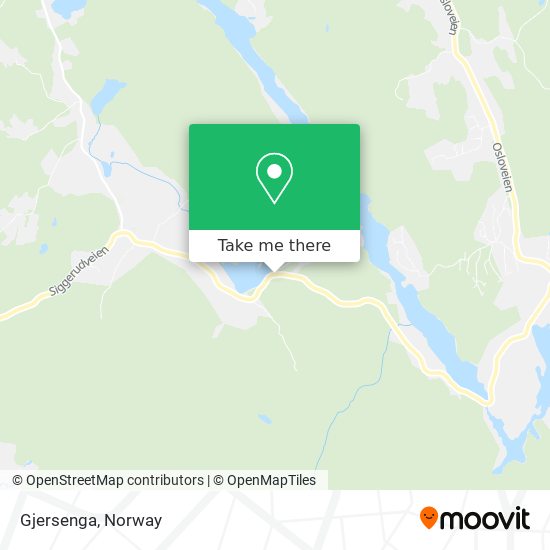 Gjersenga map