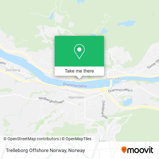 Trelleborg Offshore Norway map