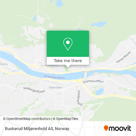 Buskerud Miljørenhold AS map