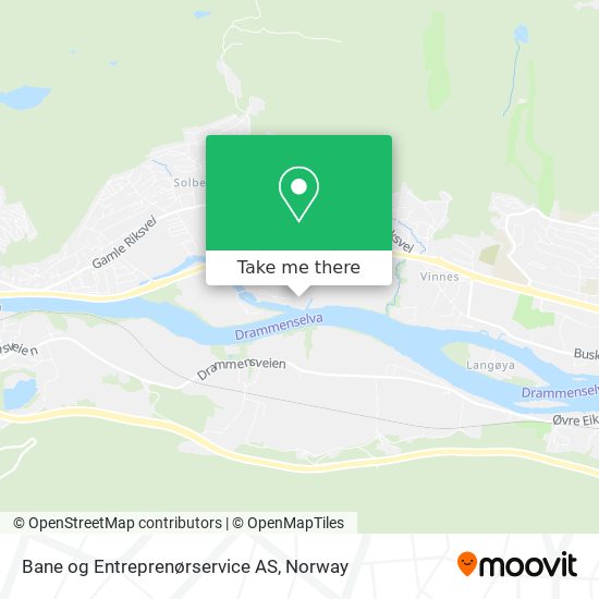 Bane og Entreprenørservice AS map