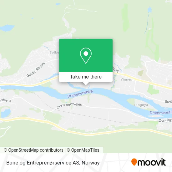Bane og Entreprenørservice AS map