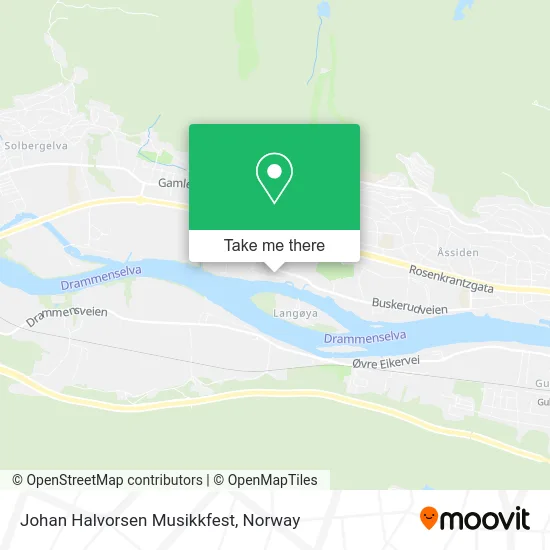 Johan Halvorsen Musikkfest map
