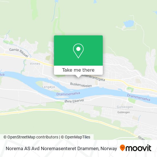 Norema AS Avd Noremasenteret Drammen map