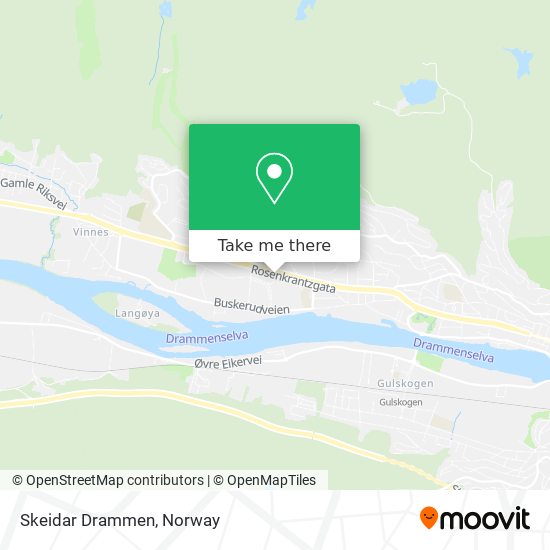 Skeidar Drammen map