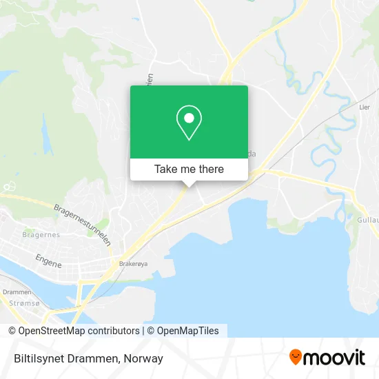 Biltilsynet Drammen map