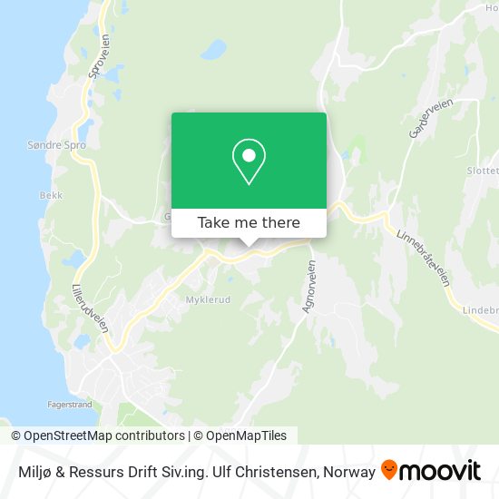 Miljø & Ressurs Drift Siv.ing. Ulf Christensen map