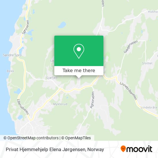 Privat Hjemmehjelp Elena Jørgensen map