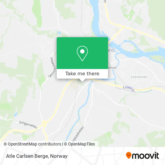 Atle Carlsen Berge map