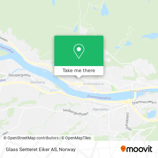 Glass Senteret Eiker AS map