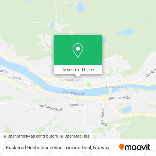 Buskerud Renholdsservice Tormod Dahl map