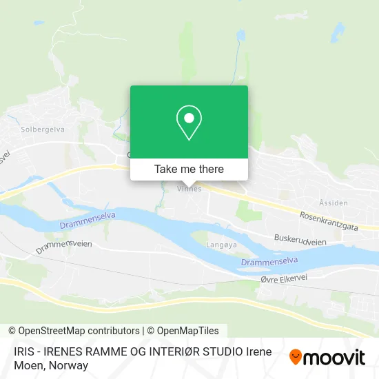 IRIS - IRENES RAMME OG INTERIØR STUDIO Irene Moen map