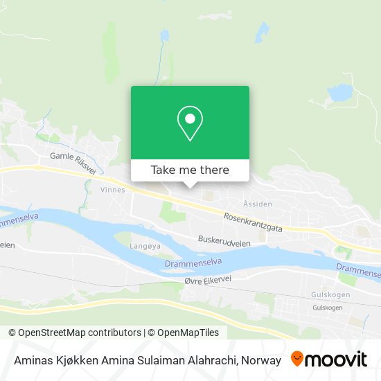 Aminas Kjøkken Amina Sulaiman Alahrachi map