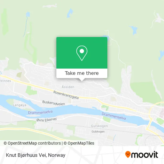 Knut Bjørhuus Vei map