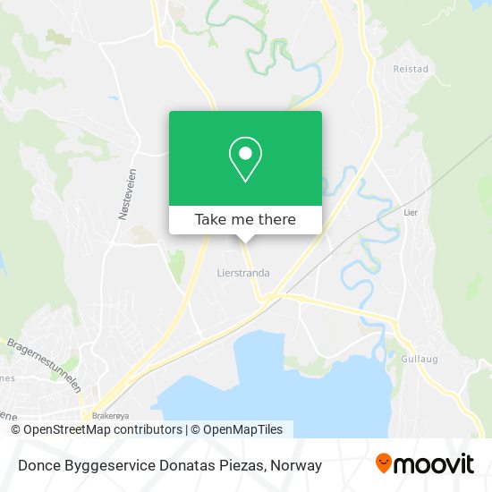 Donce Byggeservice Donatas Piezas map