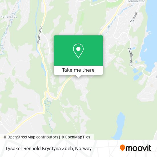 Lysaker Renhold Krystyna Zdeb map