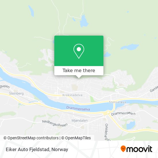 Eiker Auto Fjeldstad map