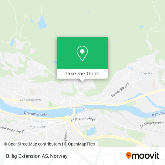 Billig Extension AS map