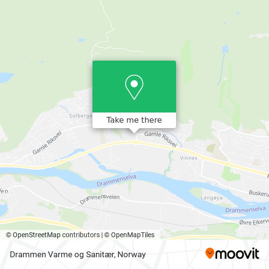 Drammen Varme og Sanitær map