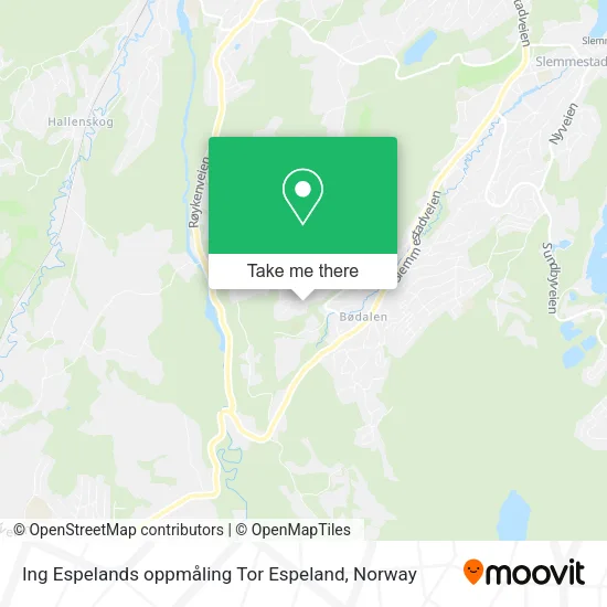 Ing Espelands oppmåling Tor Espeland map