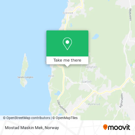 Mostad Maskin Mek map